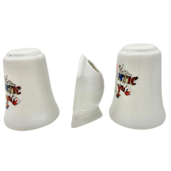 Atlantic City Souvenir 3pc Set Salt and Pepper Shakers Toothpick Holder Ceramic - Picture 4 of 9